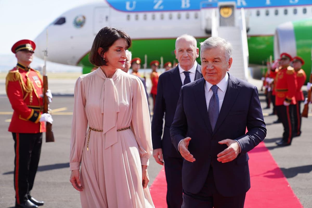 The President of the Republic of Uzbekistan visited Georgia