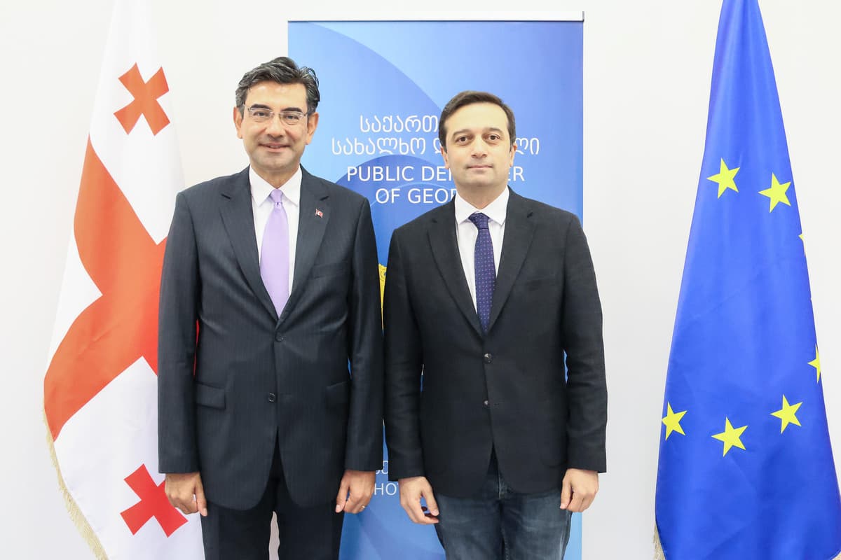 სახალხო დამცველი საქართველოში თურქეთის ელჩს შეხვდა